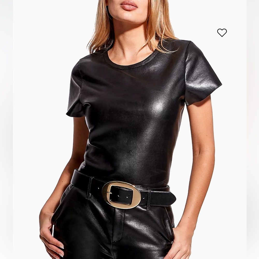 AS by DF Recycled Leather Tee, XS